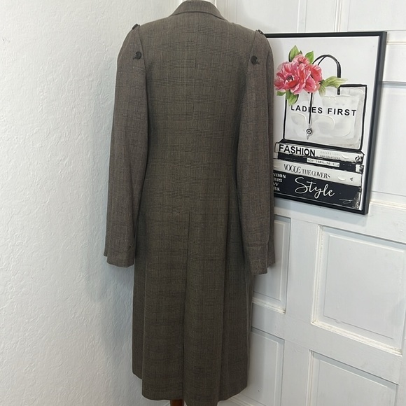 Rokh Checked Double Breasted Covertible Coat Size 0US - Picture 4 of 11